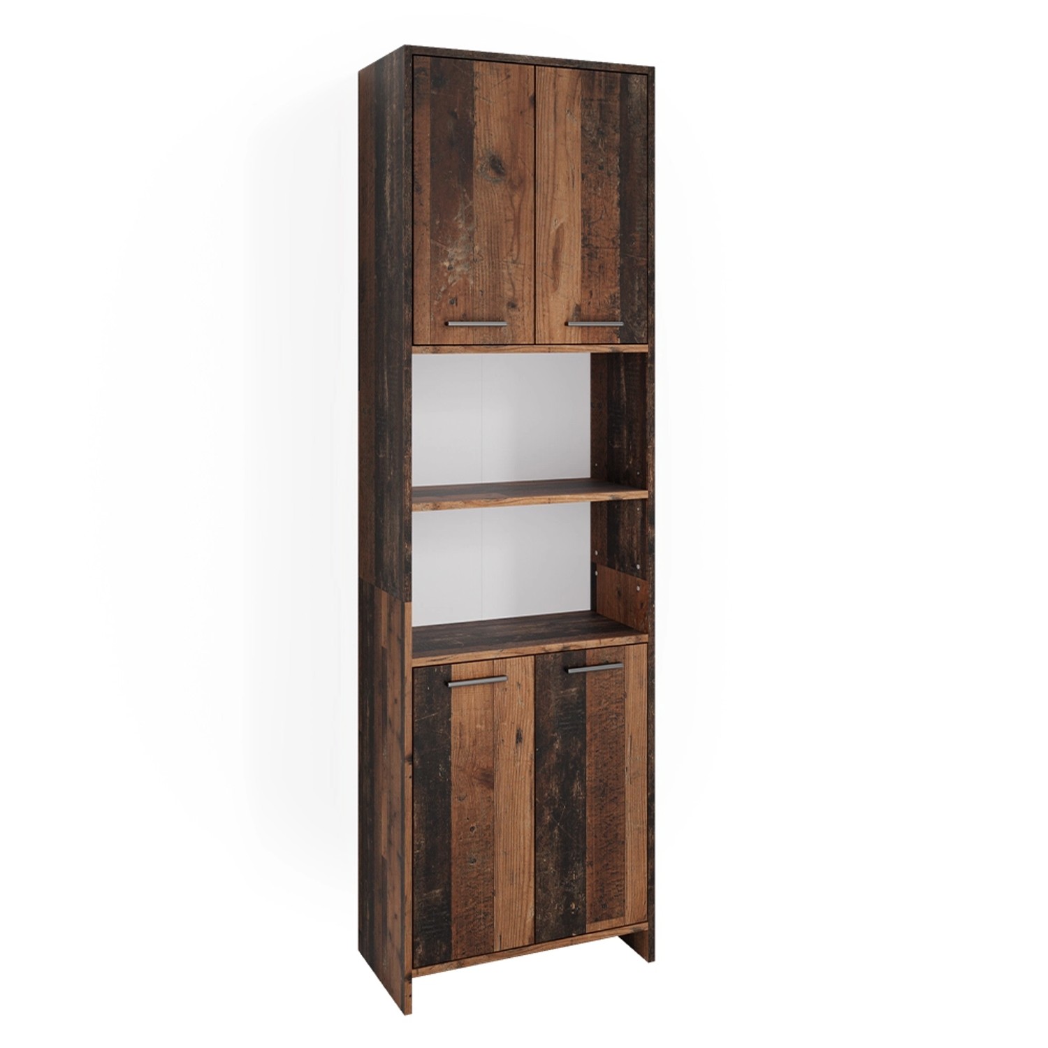 Thumbnail - Vicco Badschrank Maris Eiche Rustikal 56 x 190 cm