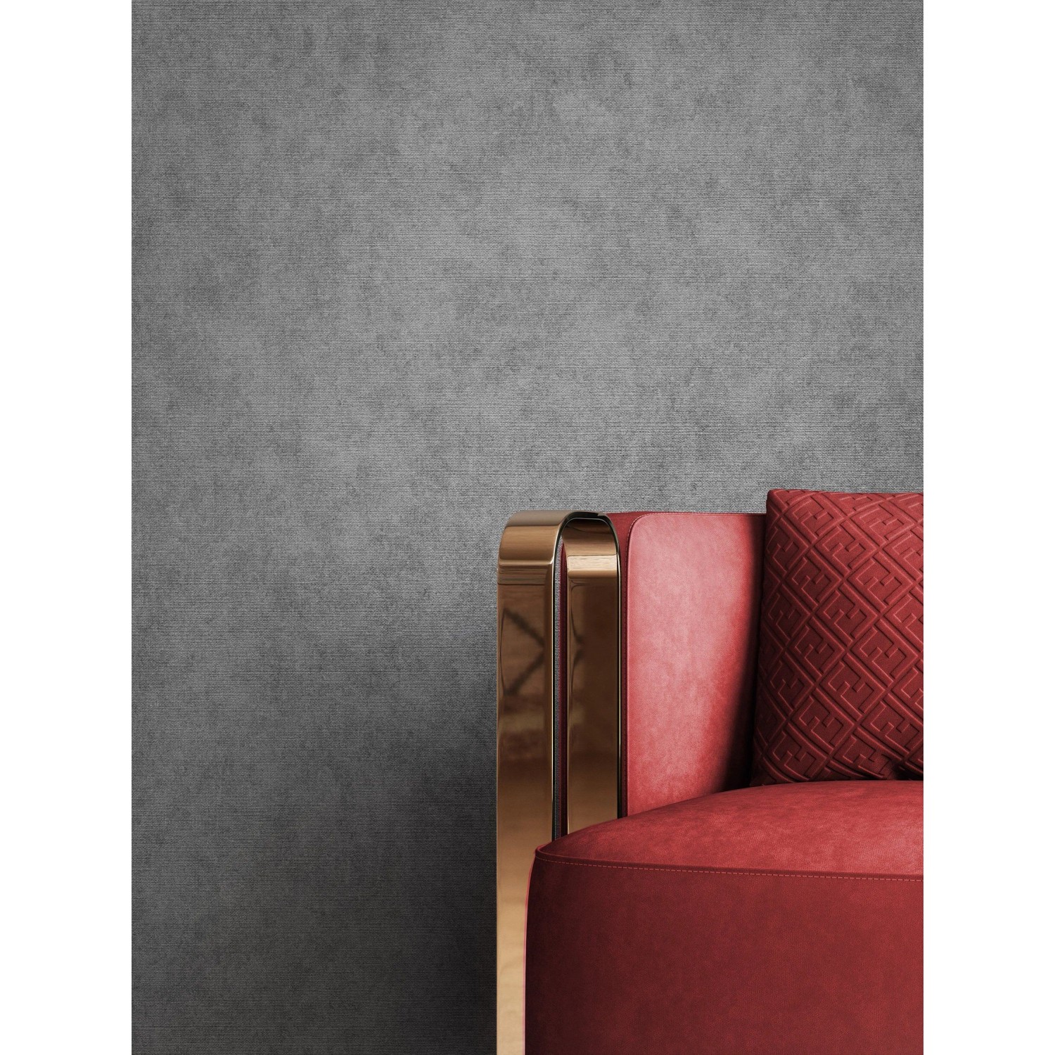 Newroom Vliestapete Zeno Silber Unifarbe Modern Strukturiert FSC®_4