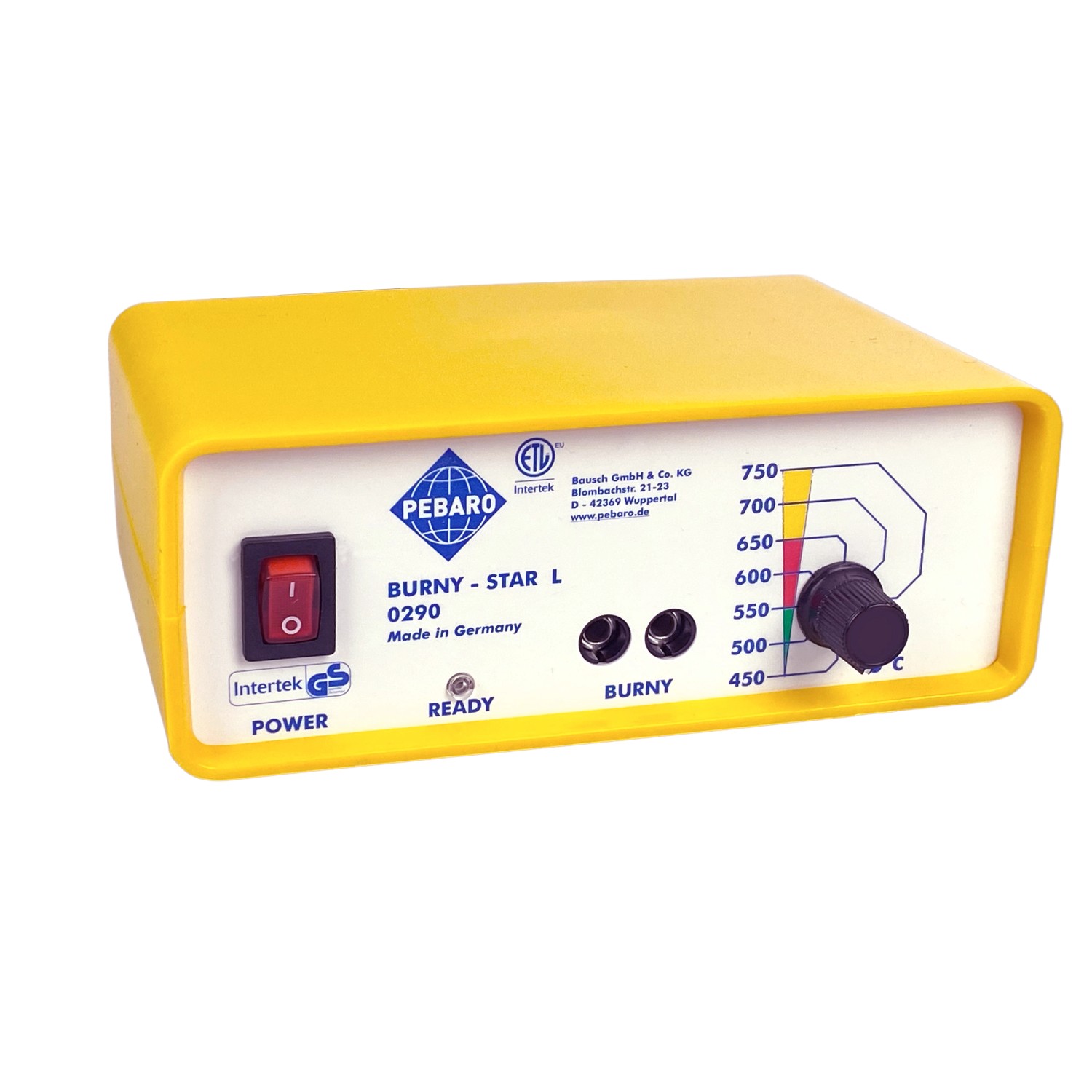 Pebaro Profi Brandmal-Station mit Temperaturregler und Zubehör für kreatives Gestalten.