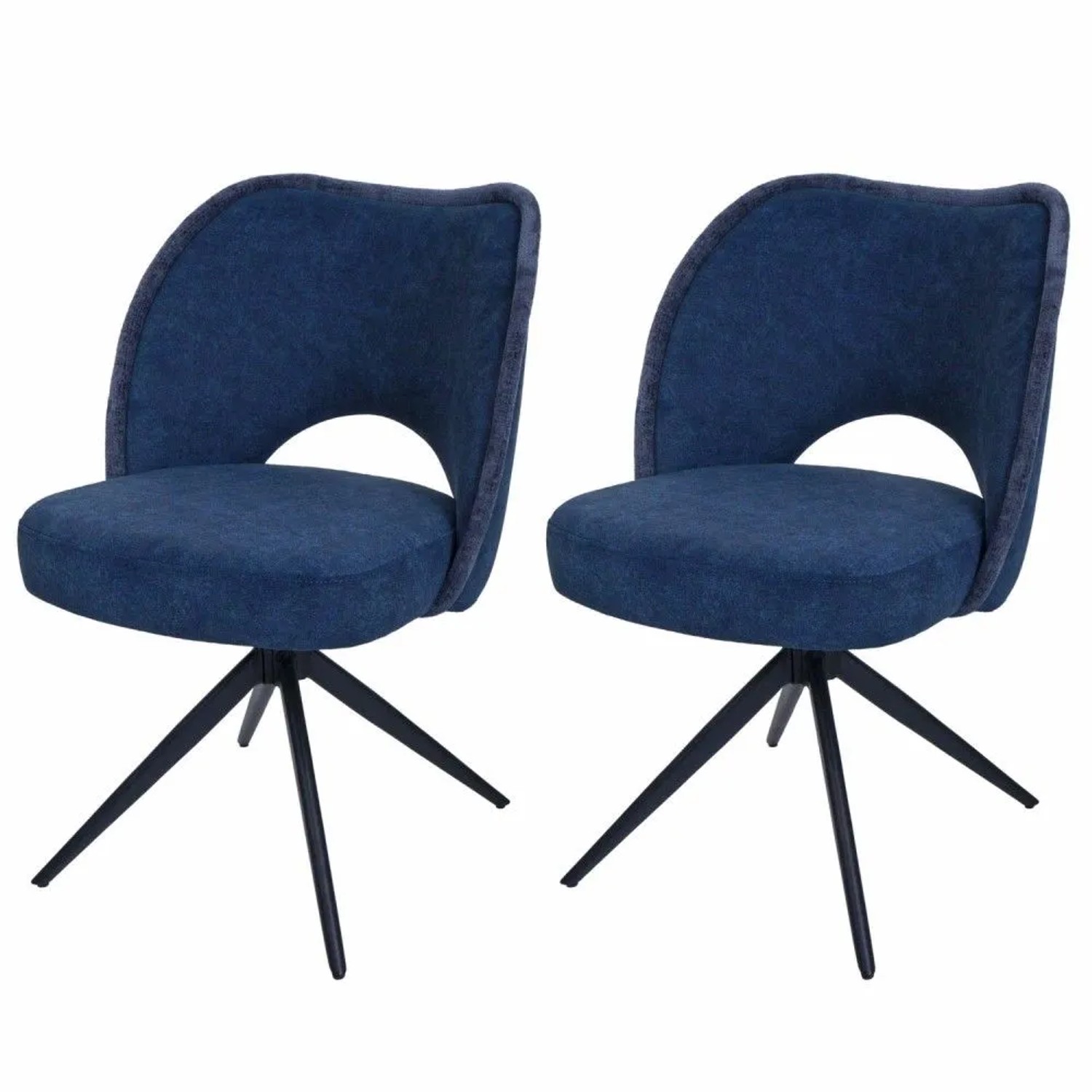 MCW Esszimmerstuhl N72 2er-Set Blau