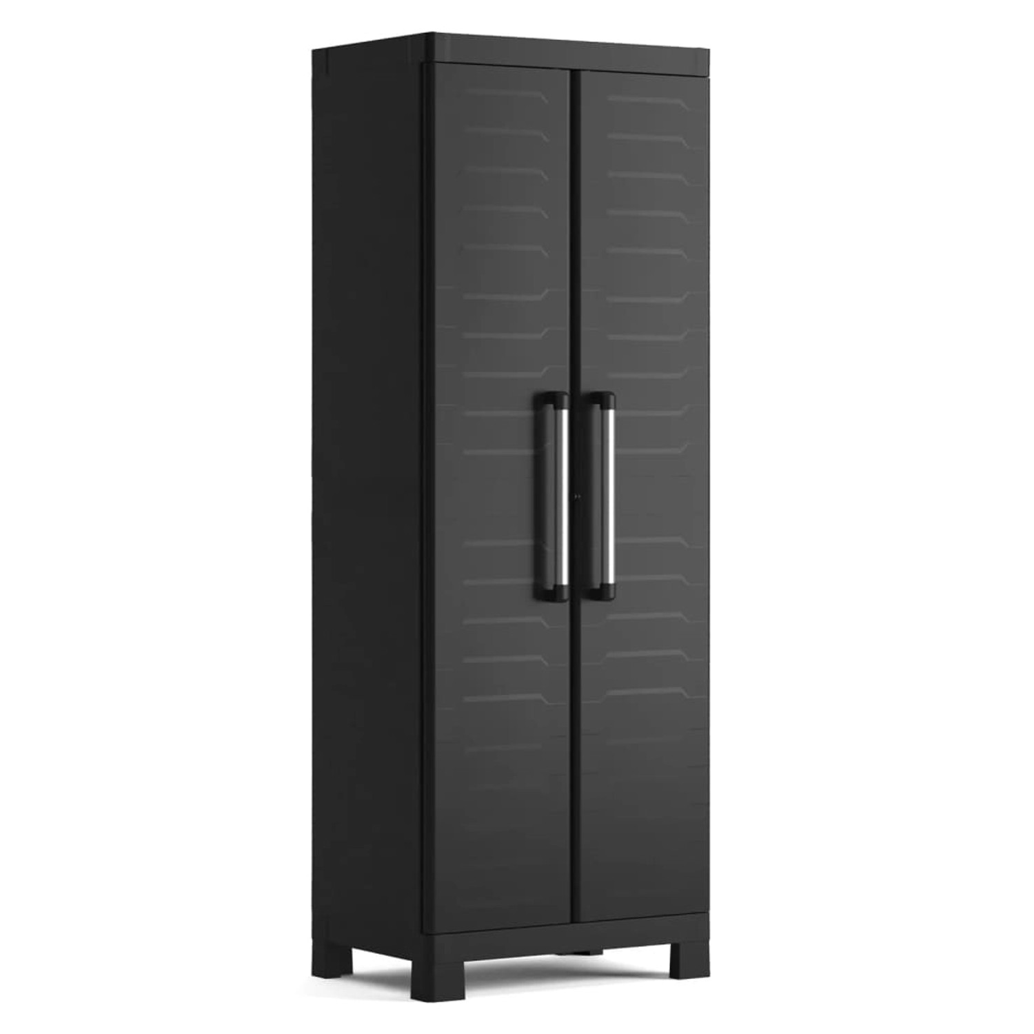 Keter Lagerschrank Detroit Hoch Schwarz günstig online kaufen