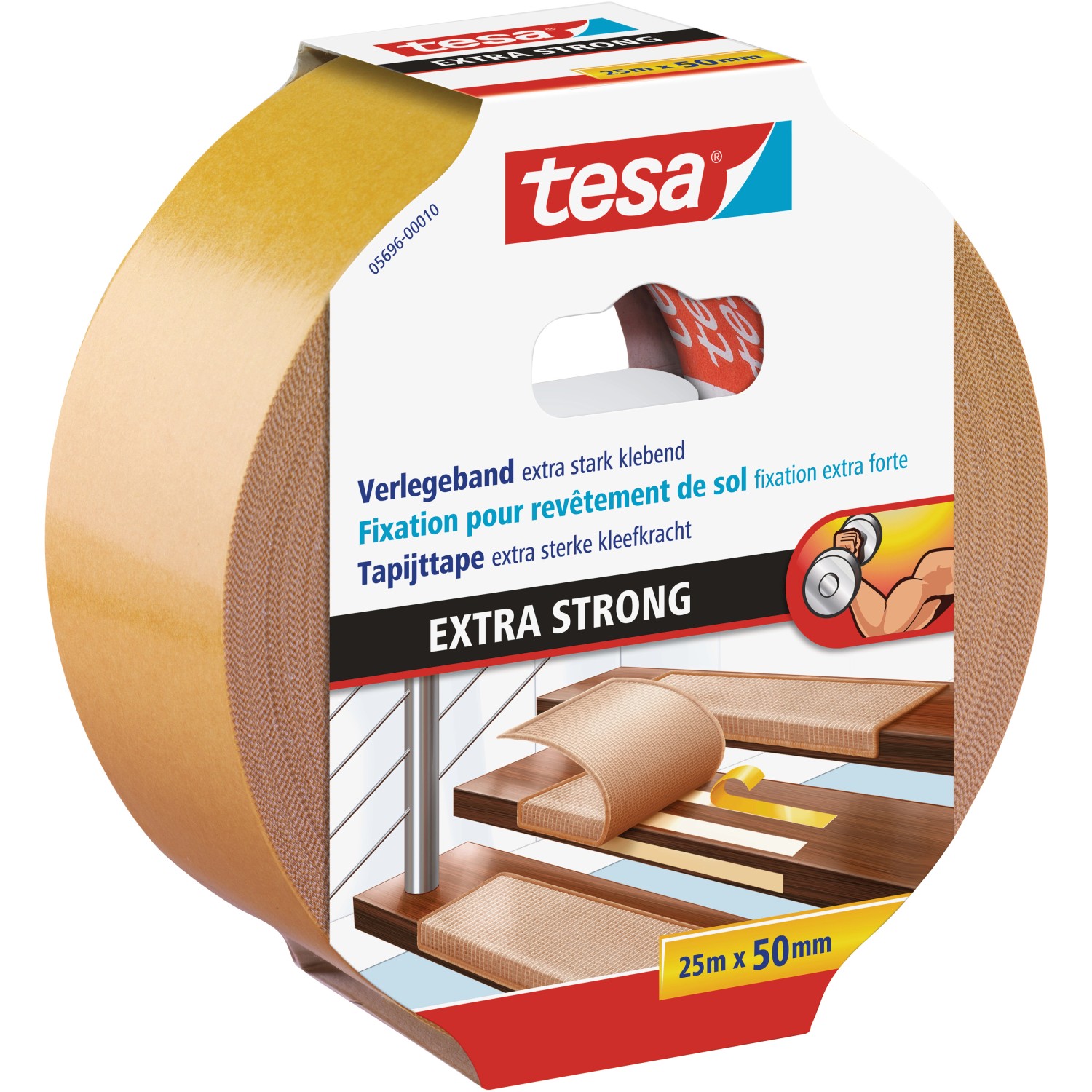 Tesa Verlegeband extra stark klebend 25 m x 50 mm