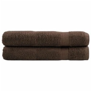 vidaXL Premium-Handtücher 2 Stk Braun 100x200 600 g/m2 100% Baumwolle