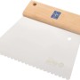 LUX Leimverteiler Classic 200 mm mit B6 Zahnung, Holzgriff und Stahlklinge.