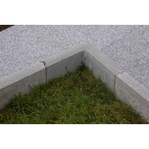 EHL Rasenkante mit Nut und Feder 5 cm x 30 cm x 100 cm Grau