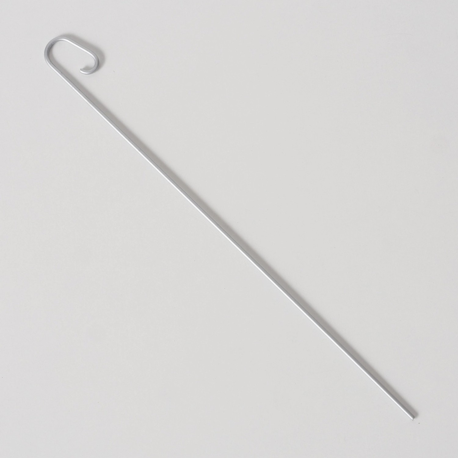 Boltze Metall Gartenstab 40 cm Silber