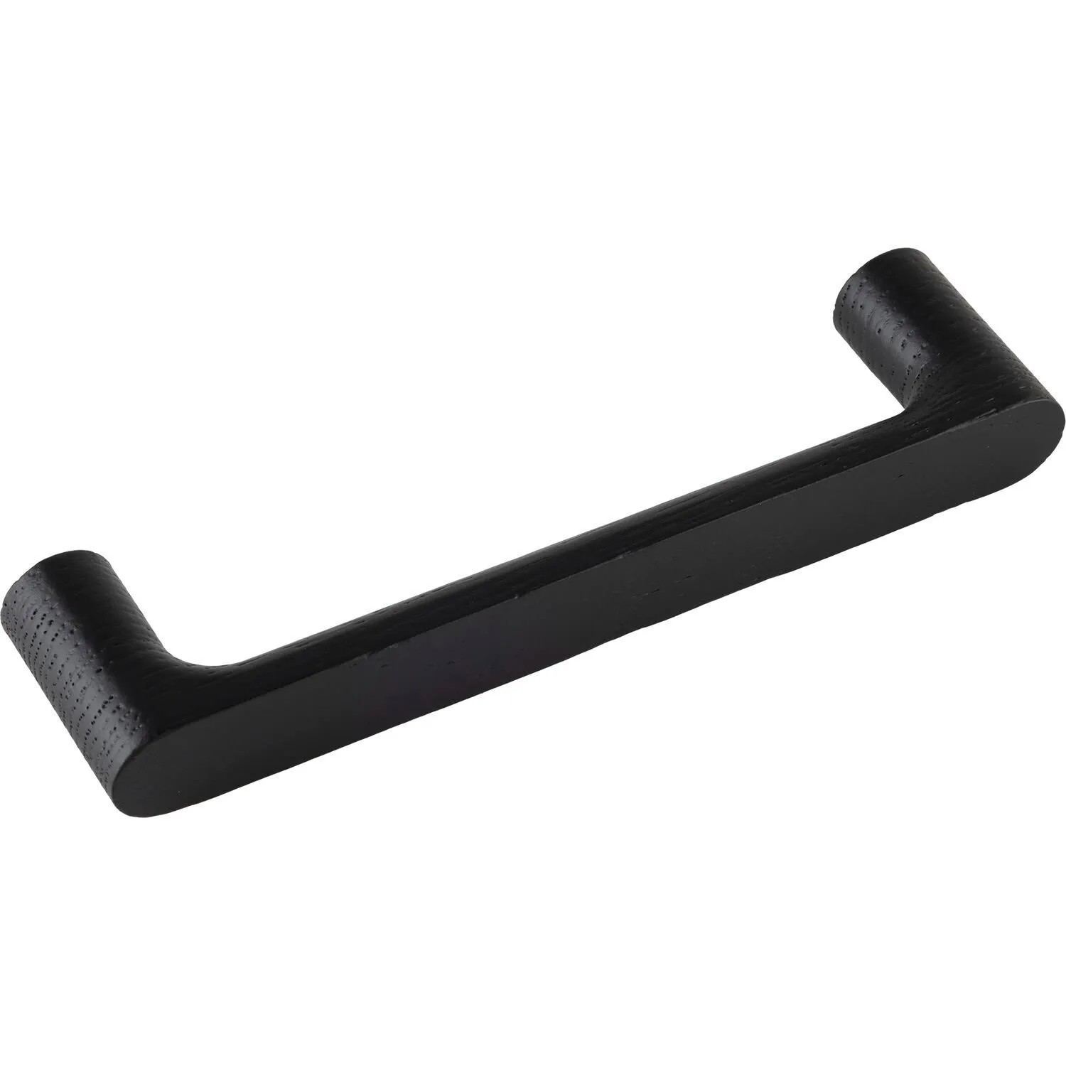 Furnipart Holzgriff Pinta La 128 mm Breite 144 mm Esche Schwarz Gebeizt