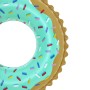 Bestway Schwimmring Sweet Donut, Ø 77 cm, türkis mit bunten Streuseln.