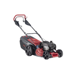 Al-Ko Premium 524 VS-B Benzin-Rasenmäher mit Radantrieb, Stahlblechgehäuse und großem Fangkorb.