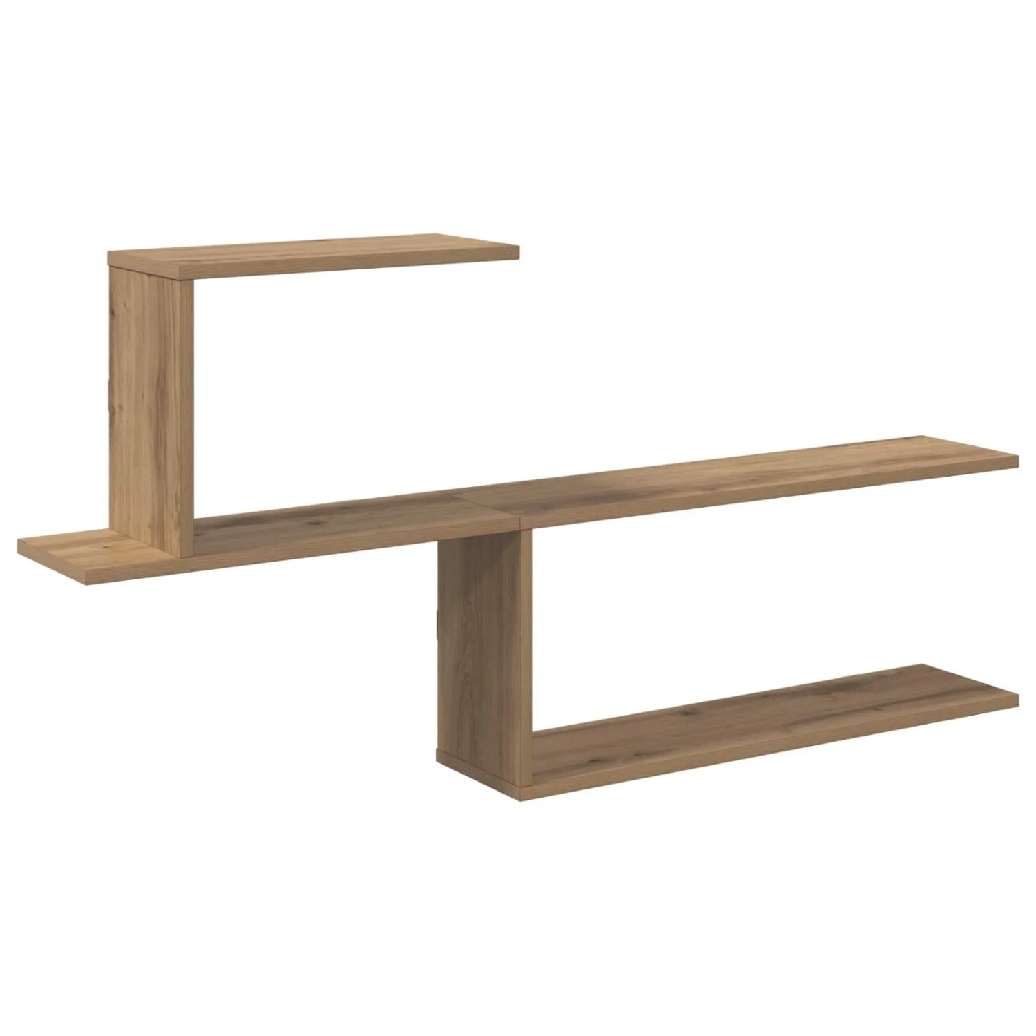 vidaXL Wandregal Artisan-Eiche 122 x 18 x 60 cm Holzwerkstoff 8012187