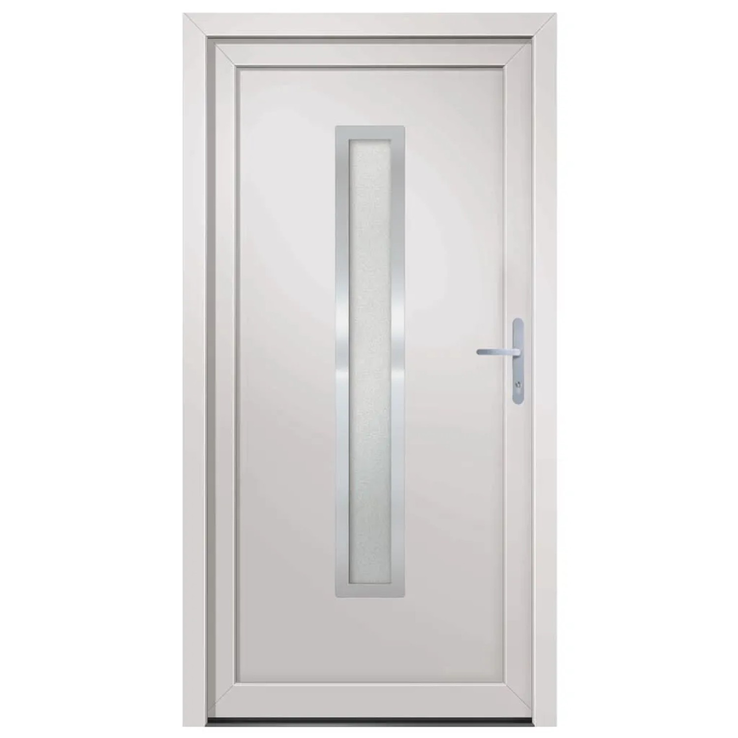 vidaXL Haustür Weiß 98x208 cm PVC 3187894 günstig online kaufen