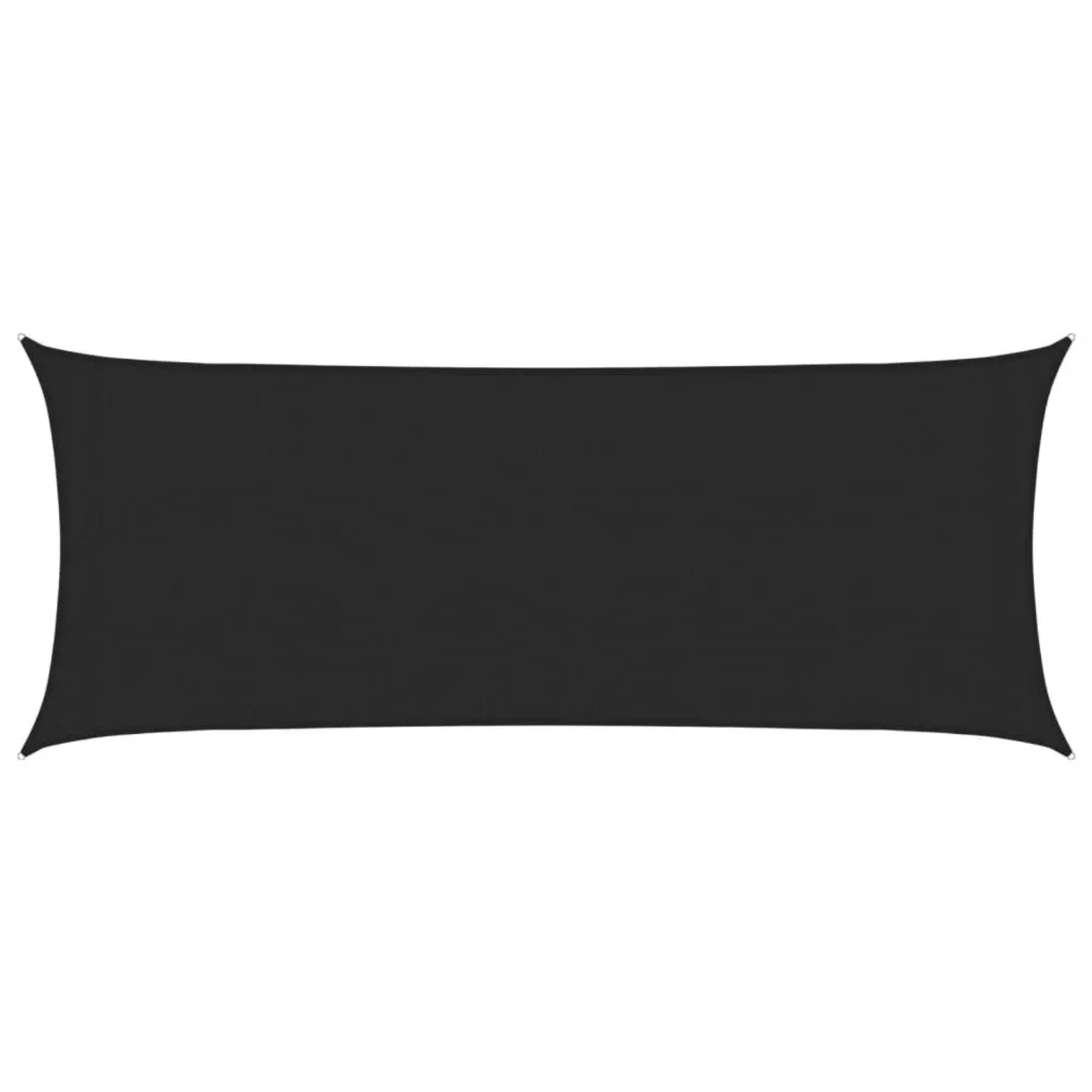 vidaXL Sonnensegel 160 g/m² Schwarz 2x4,5 m HDPE 311725