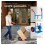 Tectake Sackkarre  Mit Stahlrahmen Luftbereifung  55 x 44 x 119 cm Blau_4