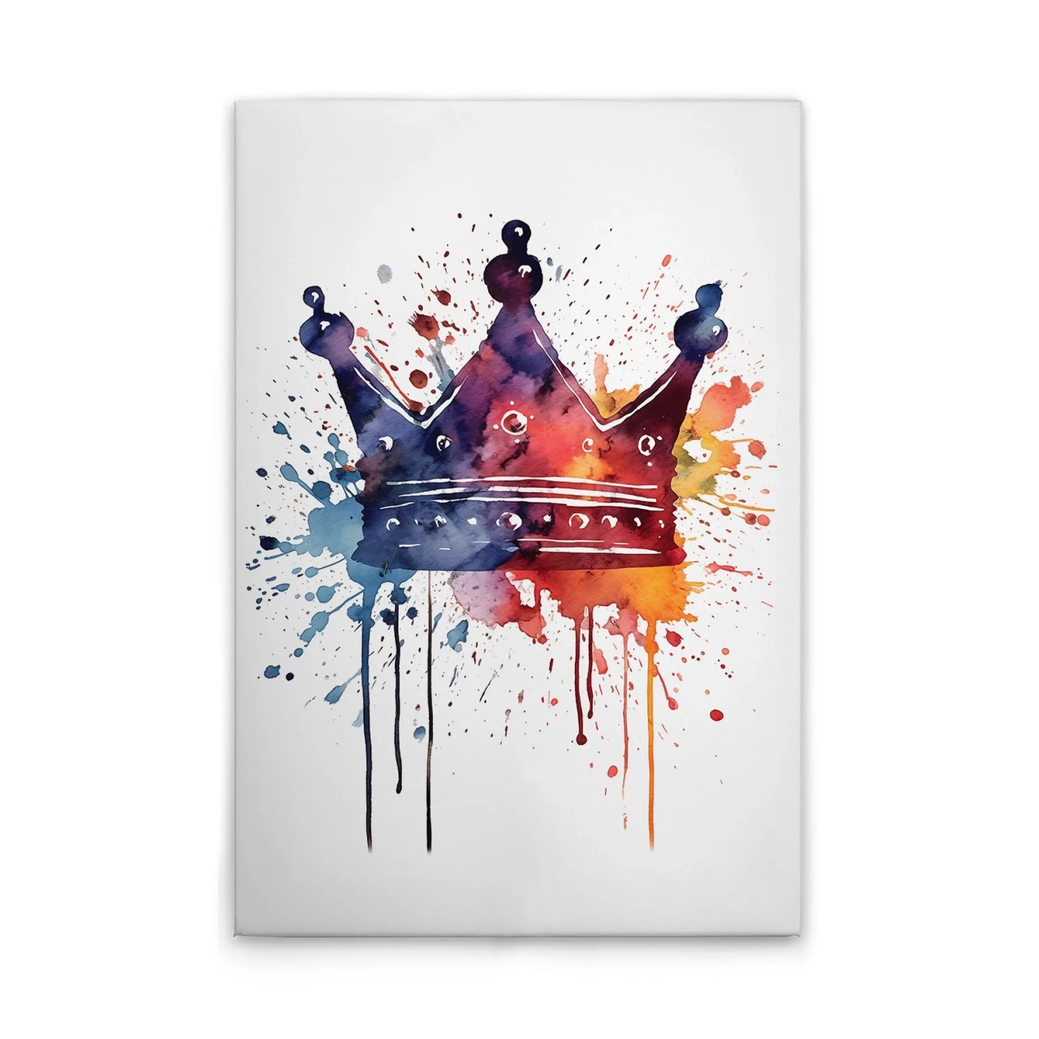 Tadessi Leinwandbild - M1-No.52180 - Bunte Krone - 40 x 60 cm - Querformat
