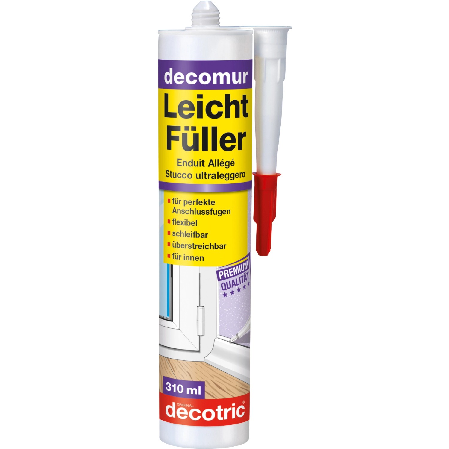 Decotric Leichtfüller L10 Decomur Weiß 310 ml