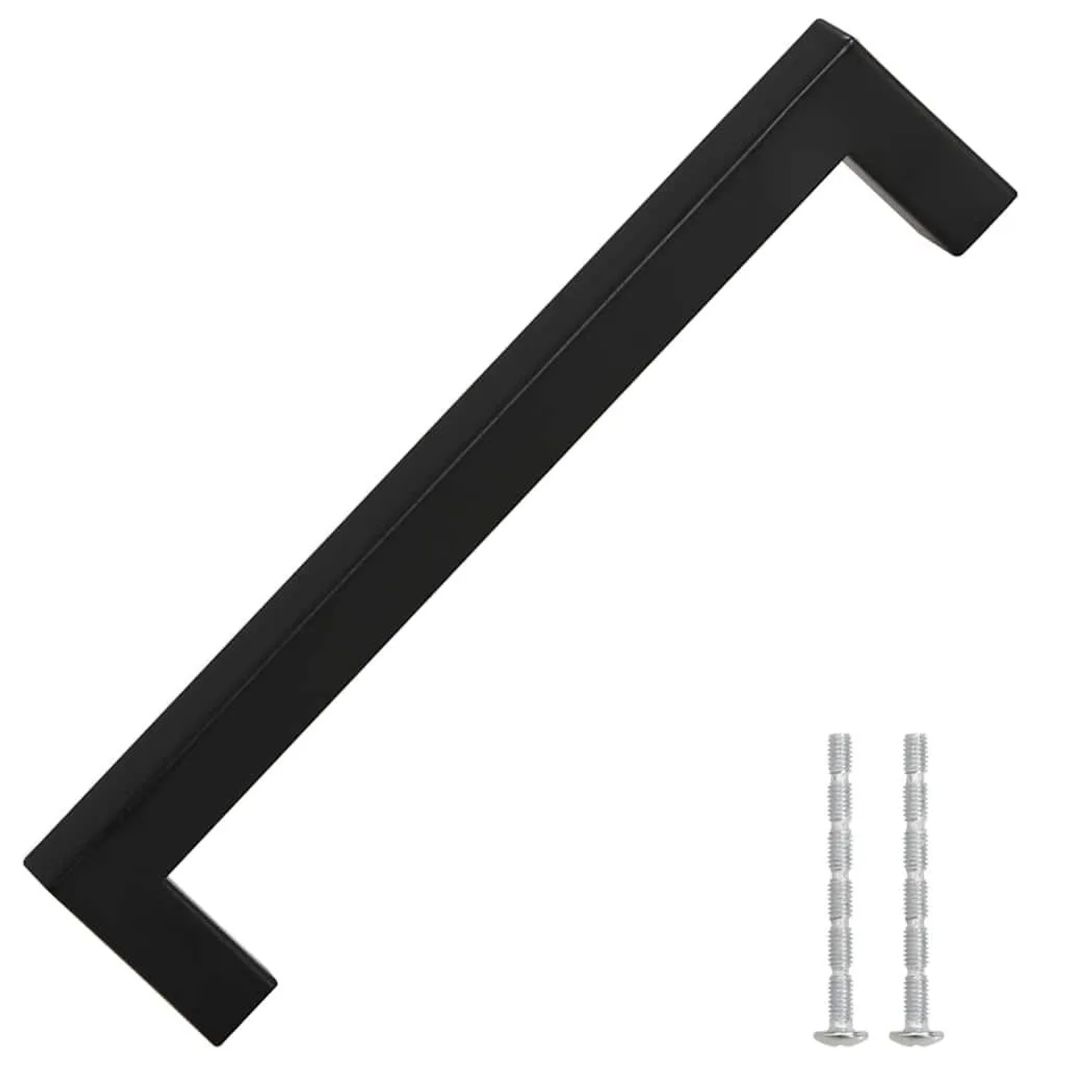 vidaXL Möbelgriffe 10 Stk Schwarz 160 mm Edelstahl 155399