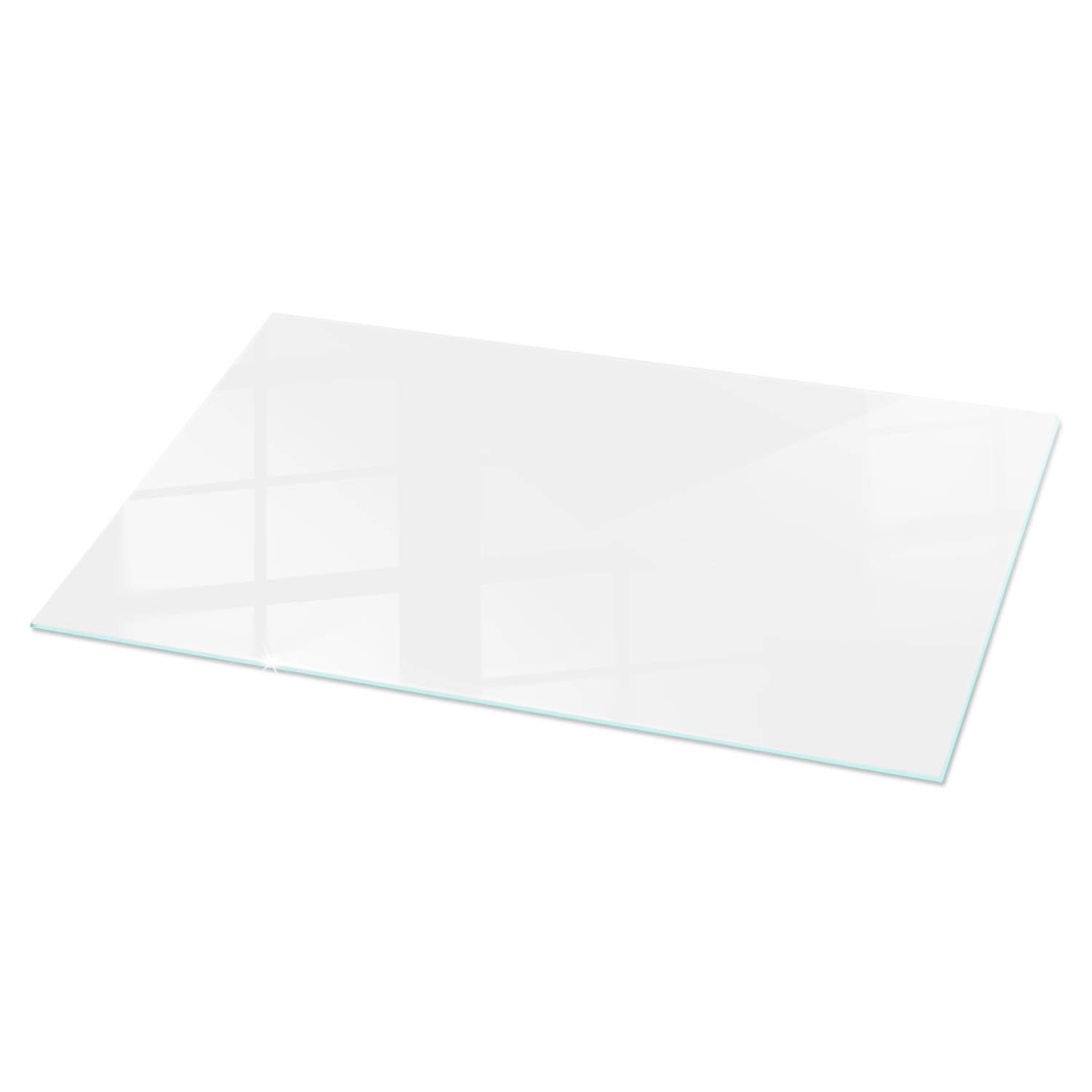 Tulup Tischplatte Farbe Weiß Glatt Gartentischplatte 100x50 cm Weiß Tischpl günstig online kaufen