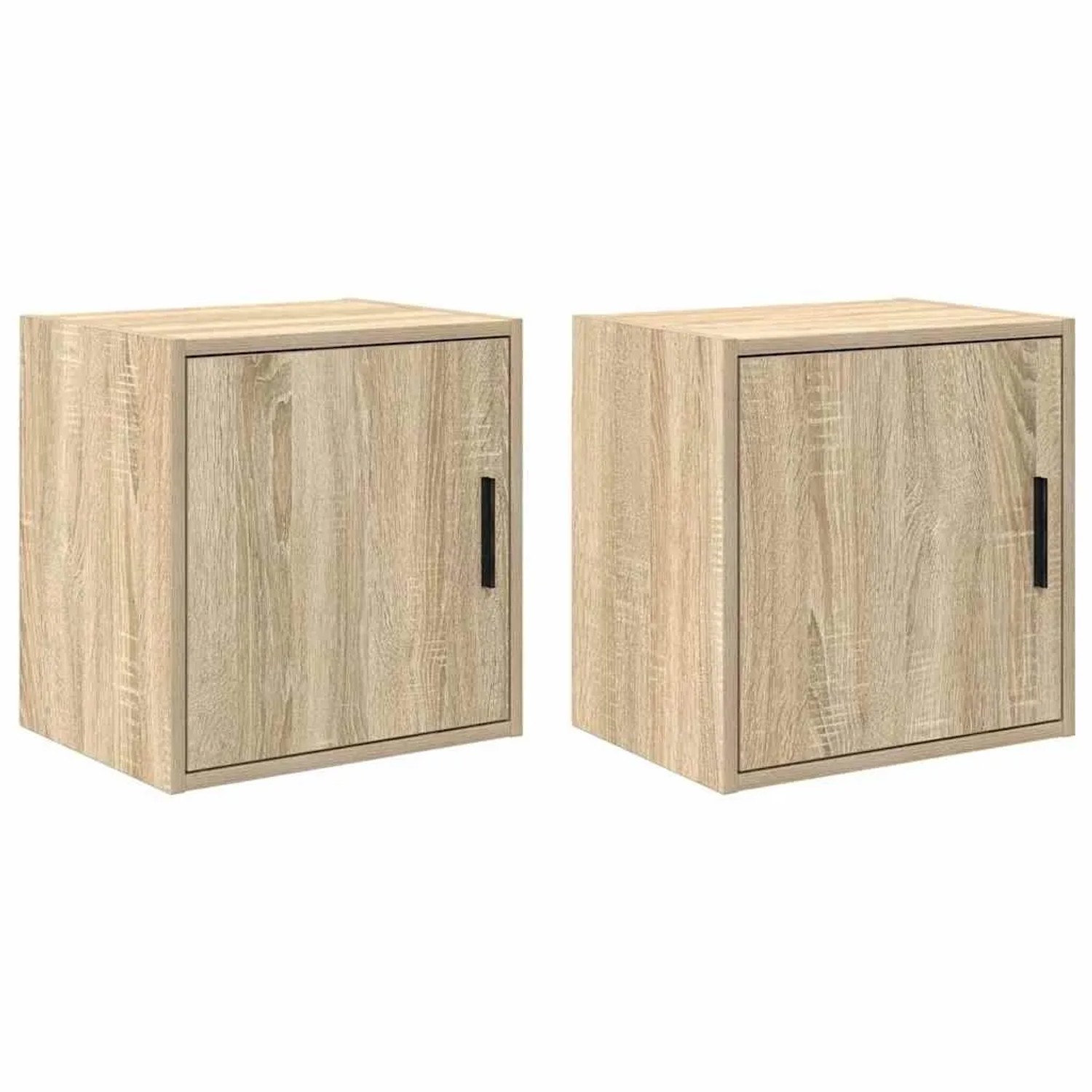 vidaXL Garagen-Wandschränke 2 Stk Sonoma-Eiche Holzwerkstoff 860630
