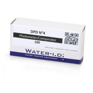 Water-i.d. DPD No.4 Tabletten für PoolLab, 100 Stück zur Aktivsauerstoffmessung im Pool.