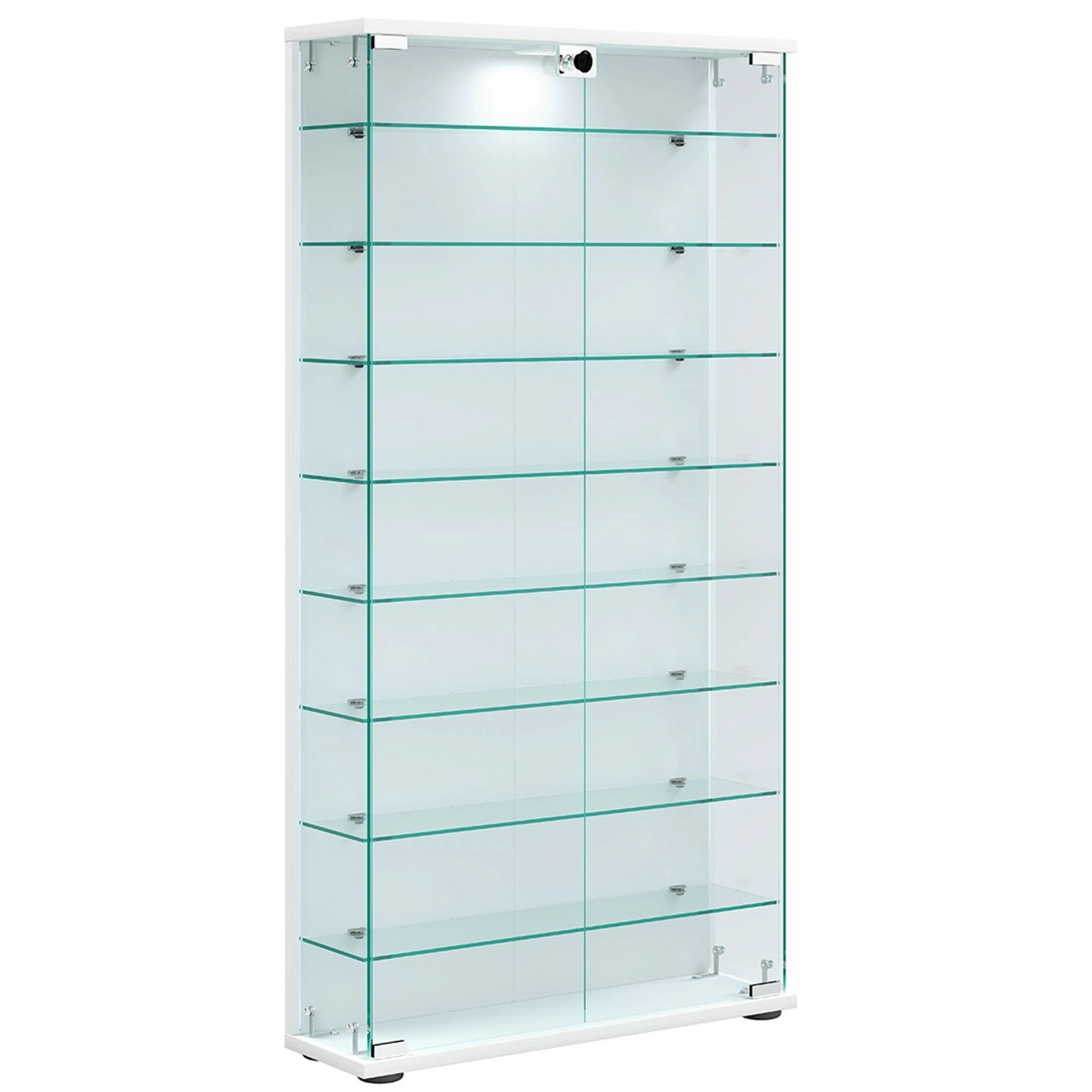 ebuy24 StelasL Vitrinenschrank 2 Türen Weiß günstig online kaufen