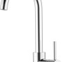 Chrom Armatur Ovalis für Thermoflow Untertischspeicher, Niederdruck, 360° drehbar.