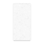 Walllux Duschrückwand in Marmor Weiss, 100x210 cm, aus Alu-Verbund.