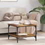 vidaXL Couchtisch Altholz 55 x 55 x 40 cm Holzwerkstoff 881899_2
