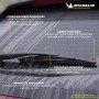 Michelin Design Blade Heckwischer 300 mm für streifenfreie Sicht bei jedem Wetter.