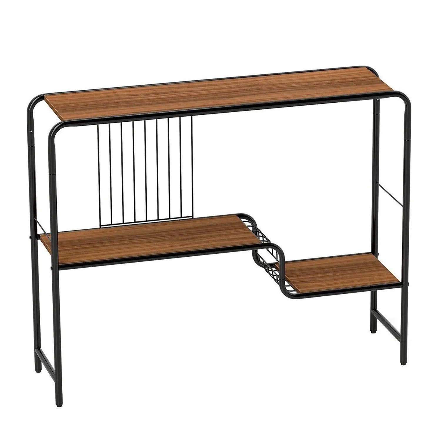 Costway Konsolentisch Flurtisch mit Metallrahmen 99 x 27 x 79 cm