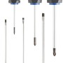 6-teiliges LUX Schraubendreher Set Comfort für Schlitz- und Kreuzschlitzschrauben mit blau-schwarzem Griff.