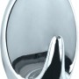 Wenko Maxihaken Strip-it Chrom, ovaler Handtuchhalter aus Metall, wiederverwendbar.