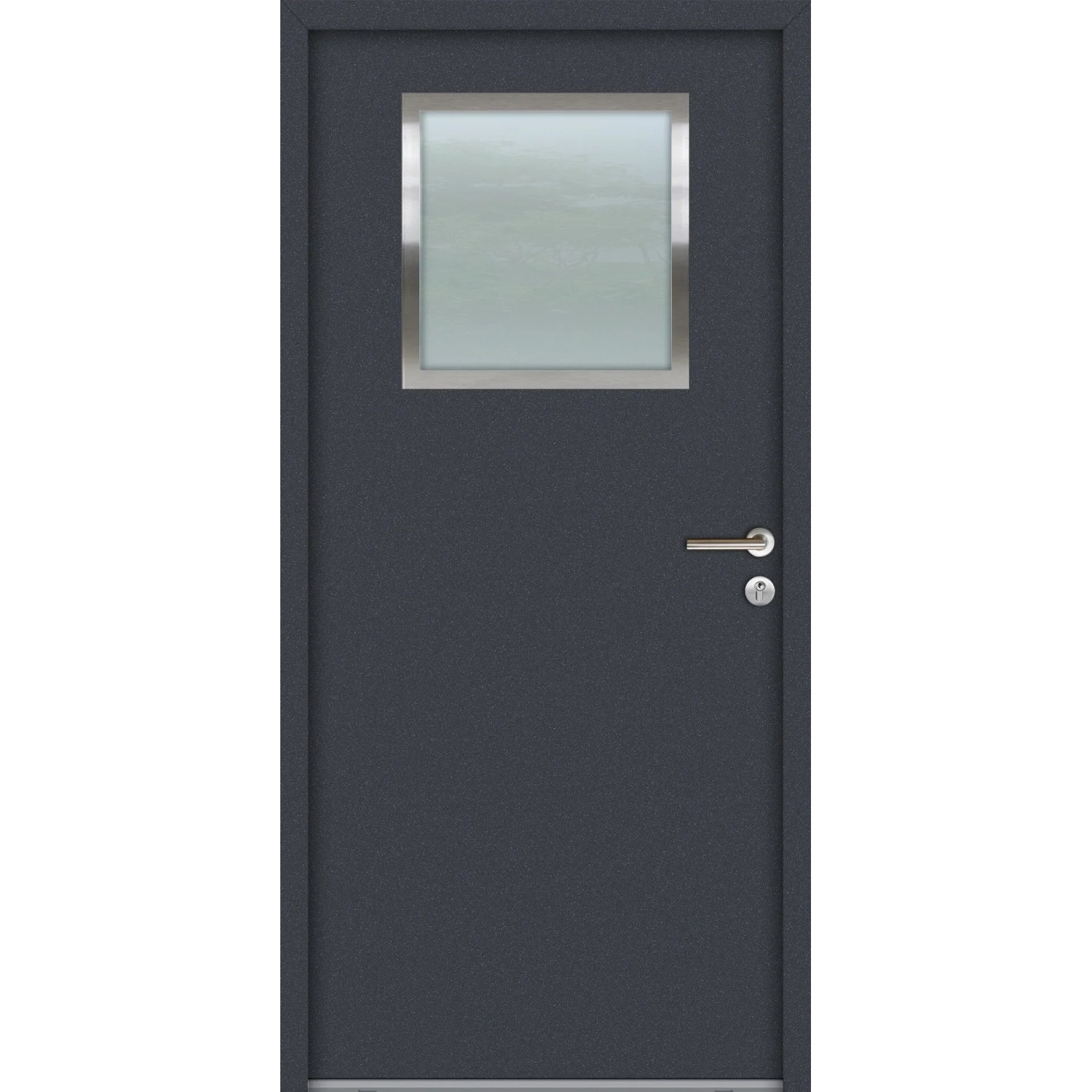 FM Türen NBT56 Modell K01 900 x 1900 Anthrazit Rechts