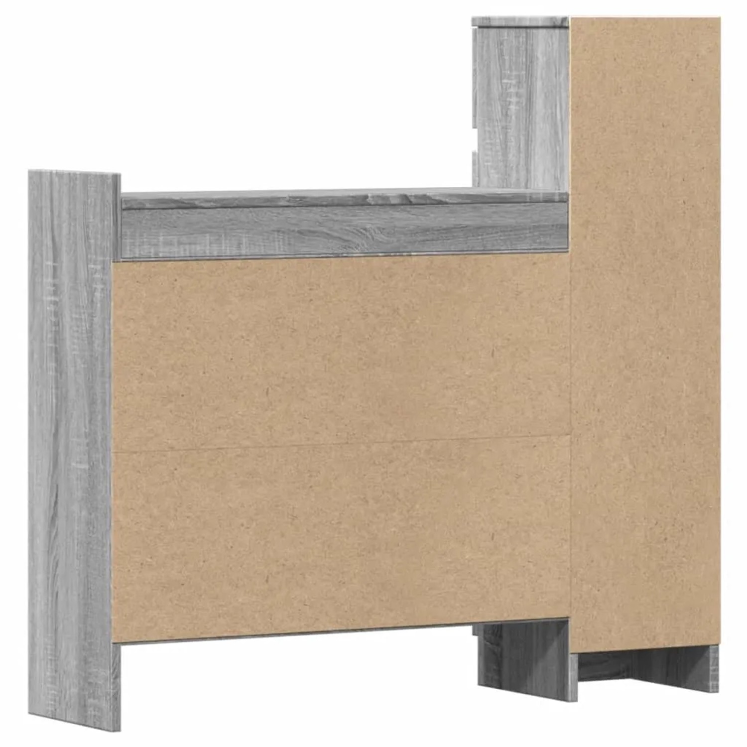 vidaXL Schuhschrank, Grau Sonoma, 100,5x28x100 cm, Holzwerkstoff