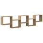 vidaXL Würfelregal 5 Fächer Artisan-Eiche Holzwerkstoff 860003