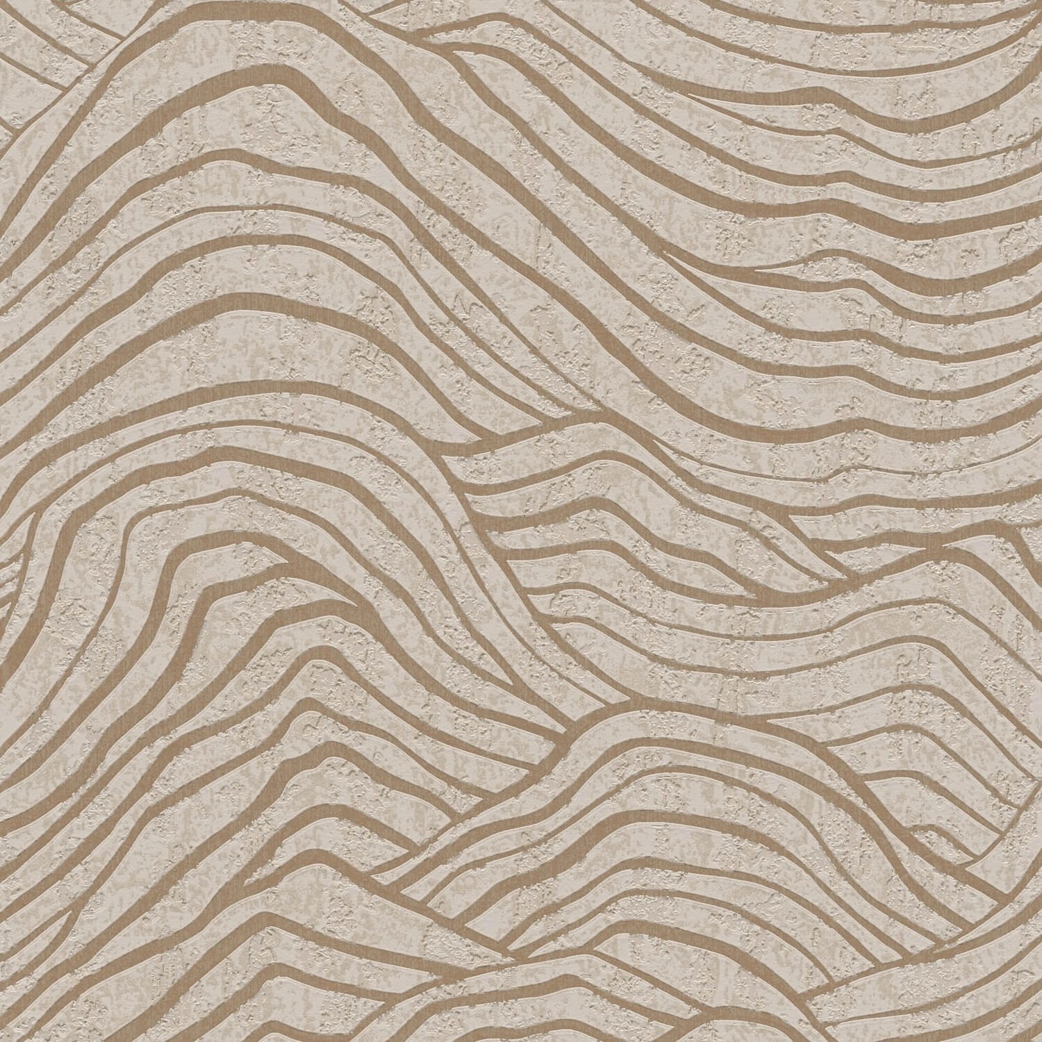PROFHOME 395071-GU Grafik Tapete metallische Akzente Beige Gold Grau 0,53 m günstig online kaufen