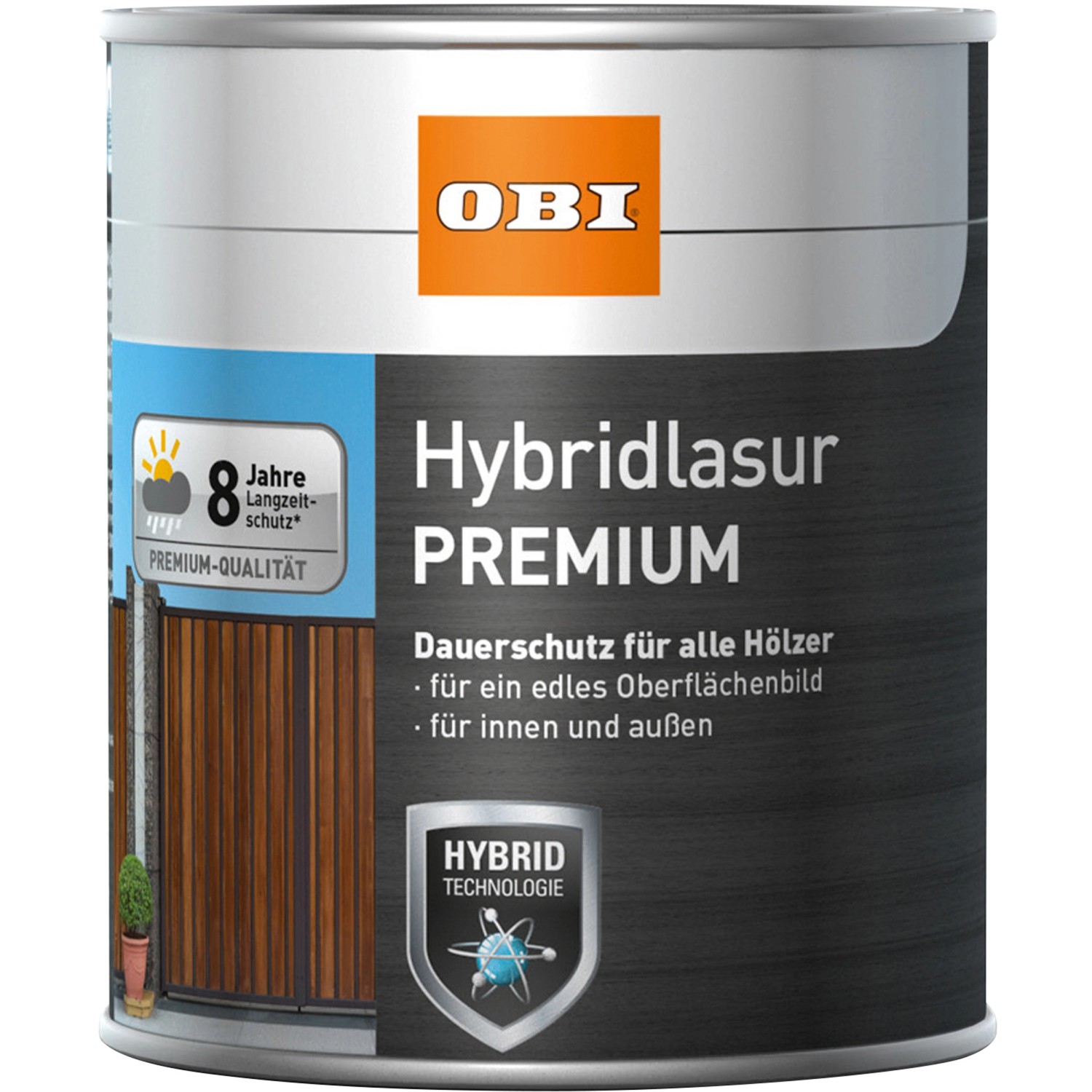 OBI Hybridlasur Premium Nussbaum hell 2,5 l