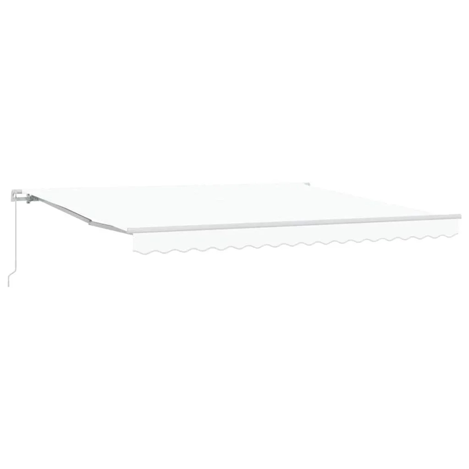 vidaXL Markise Weiß 400 x 350 x 165 cm Polyester und Metall 3330791