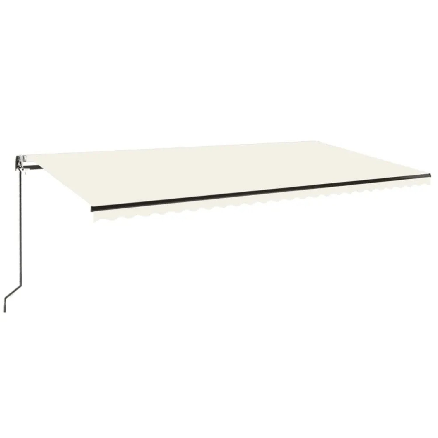 furnicato Markise Automatisch Einziehbar 600x350 cm Creme