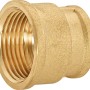 Messing Gewinde-Reduziermuffe, 24,1/30,3 mm, für Sanitär und Heizung.