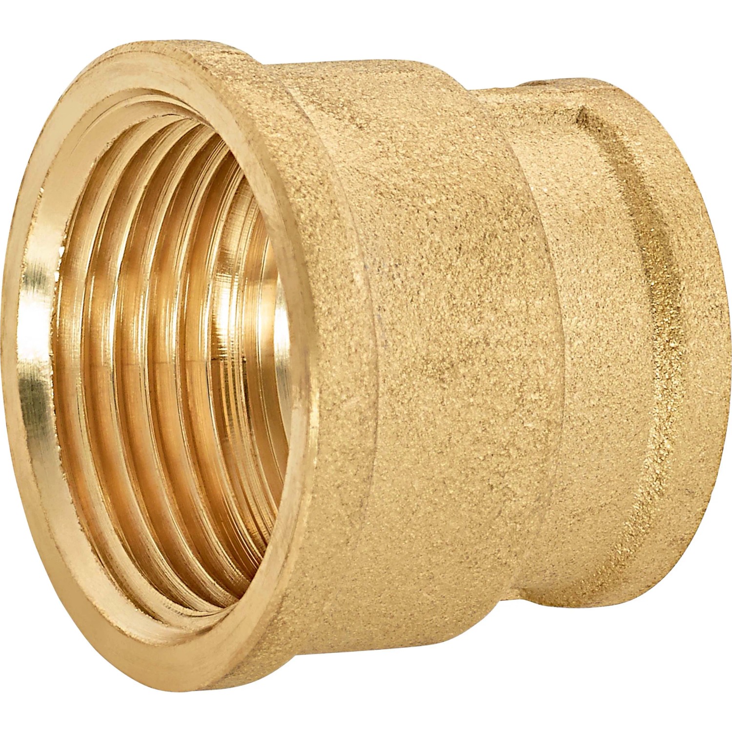 Gewinde-Reduziermuffe 24,1 mm (Rp 3/4) x 30,3 mm (Rp 1) Messing