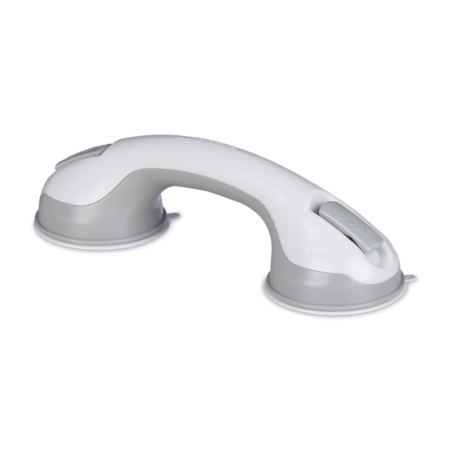 Relaxdays Sauggriff ABS-Kunststoff Gummi Weiß Grau 2er Set 7,5 cm x 10 cm x 29,5 cm 250 g