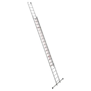 Euroline Premium Seilzugleiter 2x22 Sprossen, ausziehbar. Leiter für hohe Ansprüche.