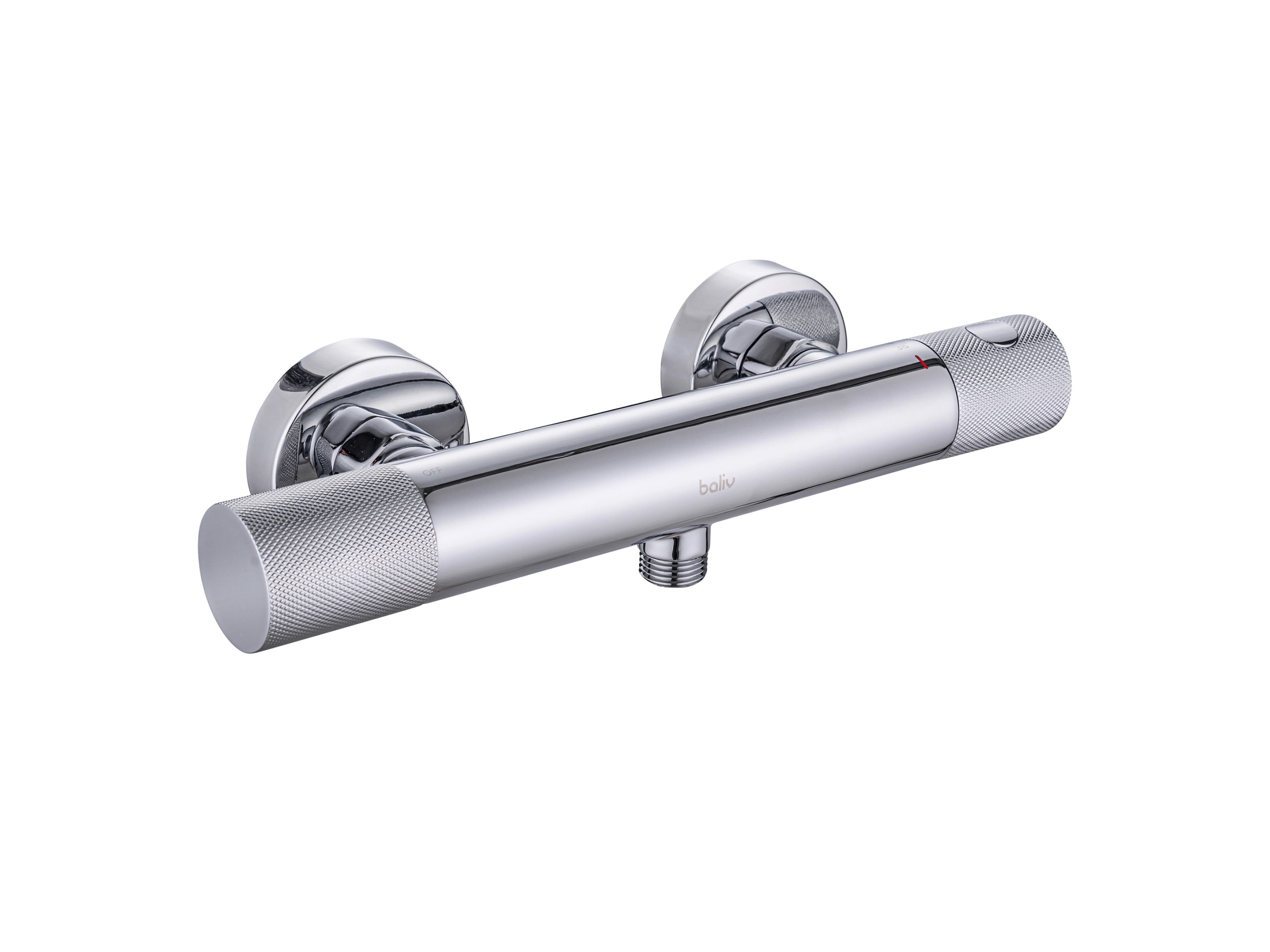 Symmons Visu-Temp Duscharmatur In Poliertem Chrom – 17,8 Cm, 9,5 L/min, Mit Einhebel-Mischer & Stoppschraube