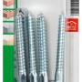 Fischer Universaldübel UX mit Stockschraube STS 10x140mm, 4er-Pack. Dübel für verschiedene Baustoffe.
