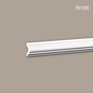 PROFHOME Wand- und Friesleisten Set, 10 Zierleisten, 20 m, weiß, für Innen- und Außenbereich.