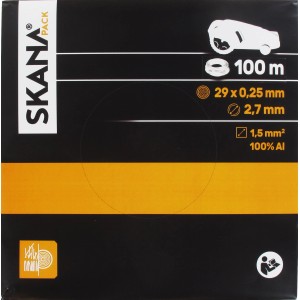 Skana Begrenzungsleitung, 2,7 mm x 100 m, für Rasenroboter. Zubehör für eine einwandfreie Signalübertragung.