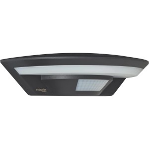 Oktaplex LED Außenwandleuchte Ambo, anthrazit mit Sensor. Moderne Wandlampe für den Außenbereich.