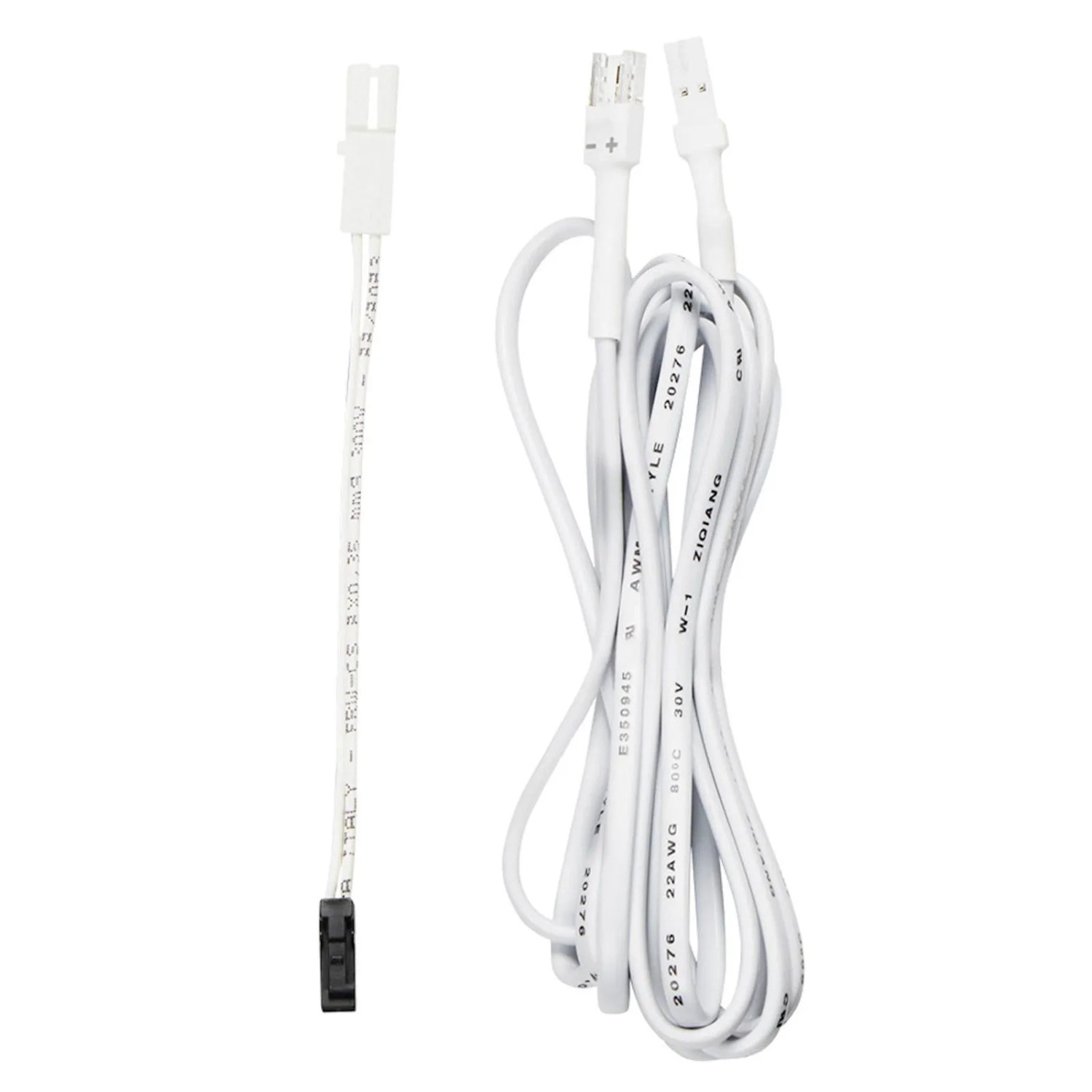 SOTECH Domus Line 2 m Anschlusskabel für LED Band 6 mm 12V Weiß inkl. 10 cm Adapterkabel