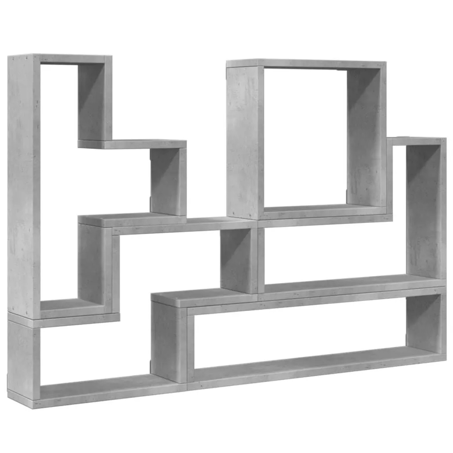 vidaXL Wandregal Betongrau 96x12x64 cm Holzwerkstoff 840803