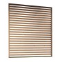Karibu Seitenwand Lamellen Optik für Pavillon Kvadrat, Fichte Natur, 231x231 cm.
